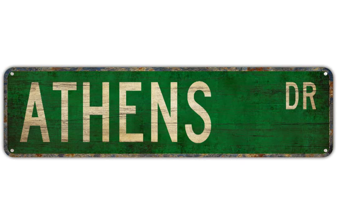 Vintage Tin Sign Barber Shop Sign Street Sign Retro Metal Sign for Home Bar Coffee Garden Indoor Ourdoor Decor 4x16Inch