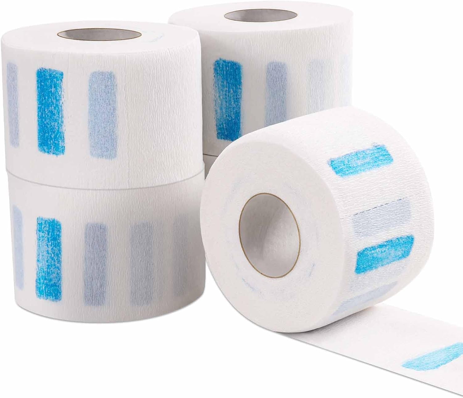 5 Rolls Disposable Barber Paper Neck Strips, Professional Stretchy Paper Neck Band Protector