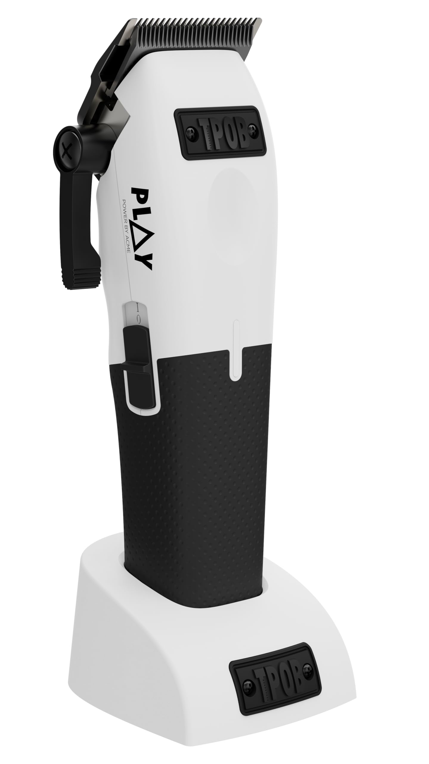 TPOB Play Barber Hair Clipper and Trimmer for Men 7500 RPM with Rubber Grips (Blackout 2 Set)