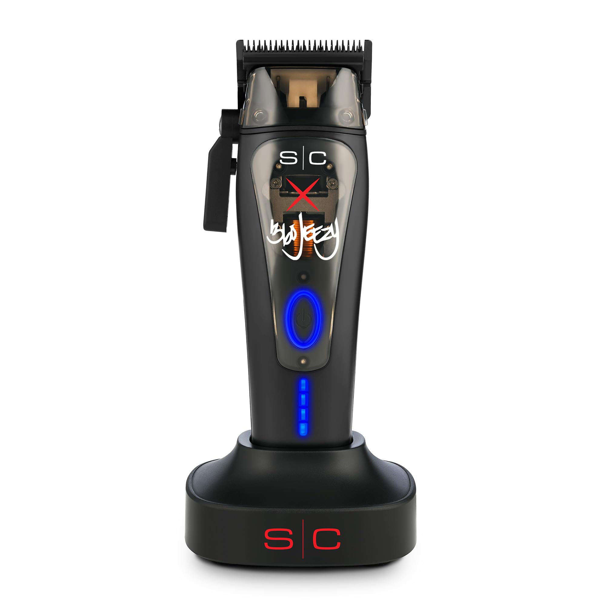 Stylecraft Instinct Professional IN2 Vector Motor Cordless Hair Clipper with Intuitive Torque Control, 3 Modular Lids