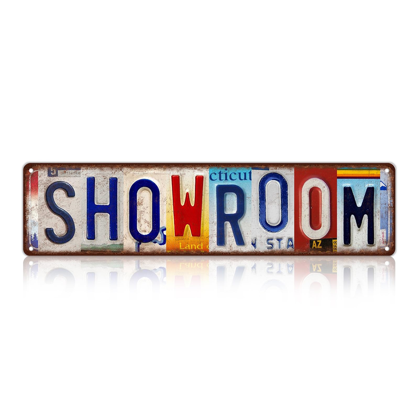 Vintage Barber Shop Metal Tin Signs Street Signs Wall Decor 16 x 4 Inches