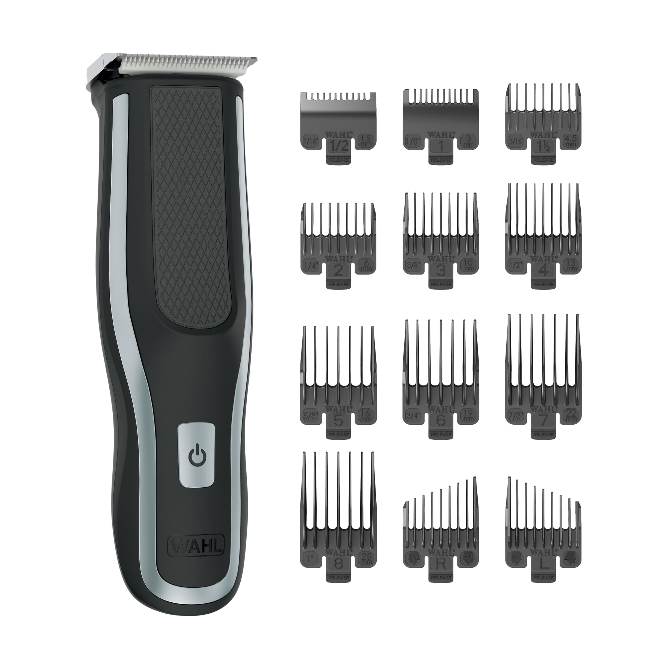 Wahl USA Self Cut Compact Corded Clipper Personal Haircutting Kit with Adjustable Taper Lever, and 12 Hair Clipper Guards for Clipping, Trimming & Personal Grooming – Model 79467