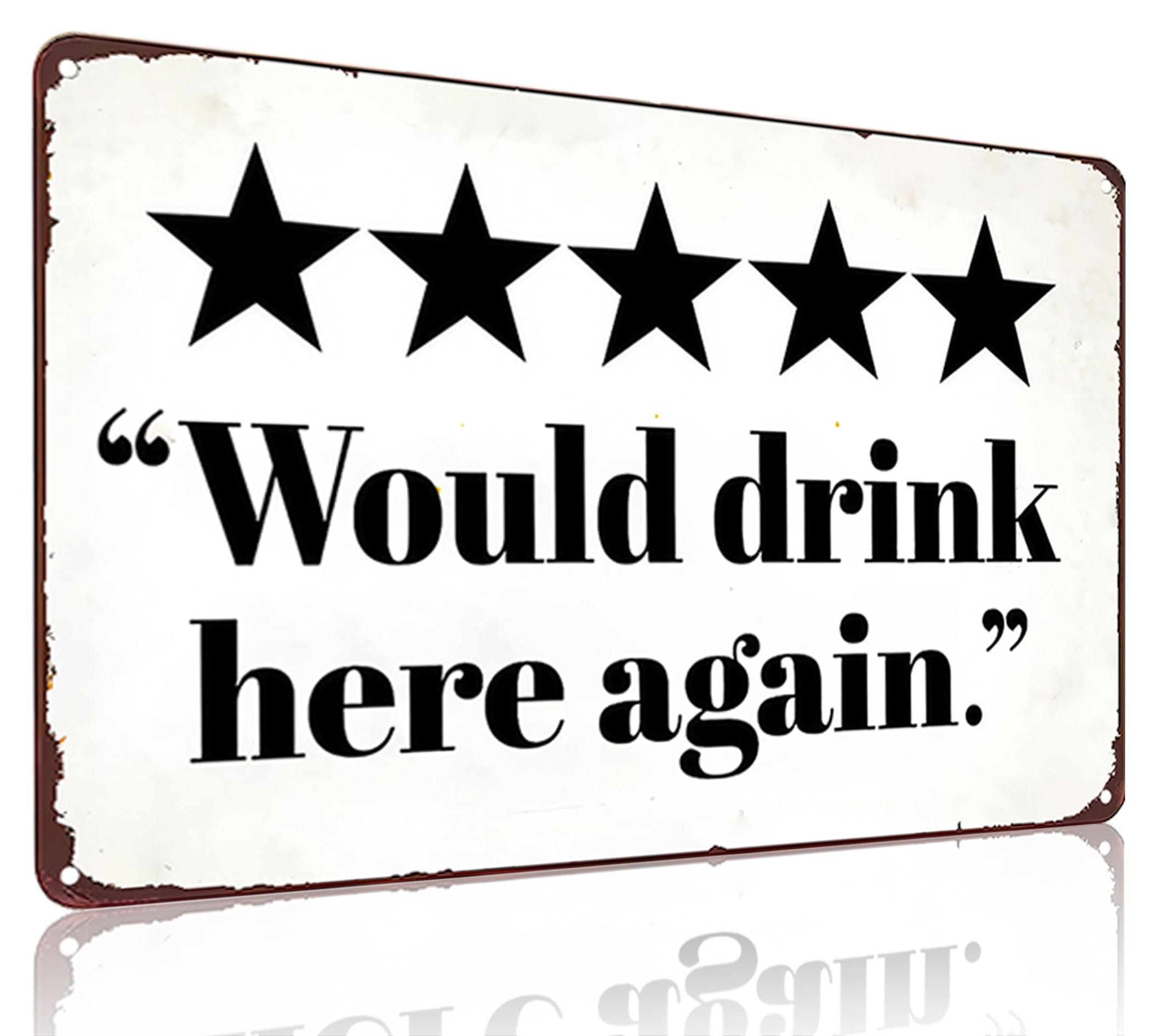 Vintage Tin Sign If You're Looking for A Sign to Drink Tonight Metal Sign Funny Home Man Cave Bar Cafe Wall Decor 8 x 12 Inch (3082)