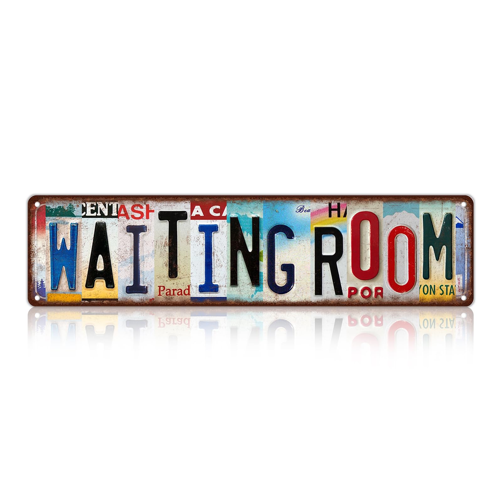 Vintage Barber Shop Metal Tin Signs Street Signs Wall Decor 16 x 4 Inches