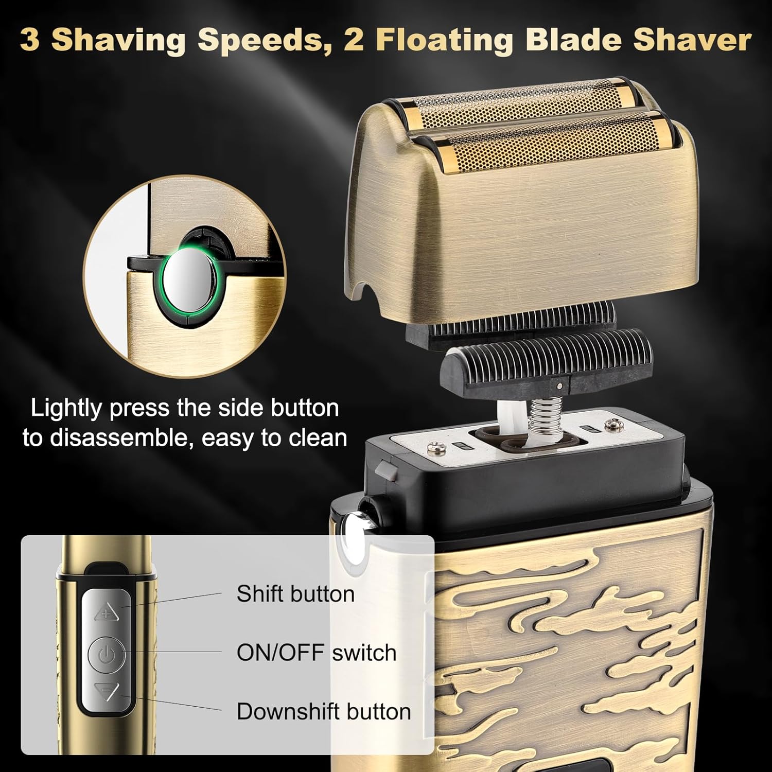Hair Clippers for Man T-Blade Trimmer Nose Hair Trimmer Electric Shaver Set, Professional Metal Body Barber Clippers Set for Haircut, Men’s Grooming Kit with LCD Display, Ideal Gift for Him