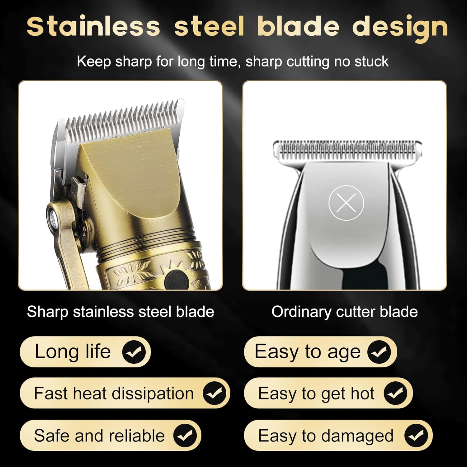 Hair Clippers for Man T-Blade Trimmer Nose Hair Trimmer Electric Shaver Set, Professional Metal Body Barber Clippers Set for Haircut, Men’s Grooming Kit with LCD Display, Ideal Gift for Him