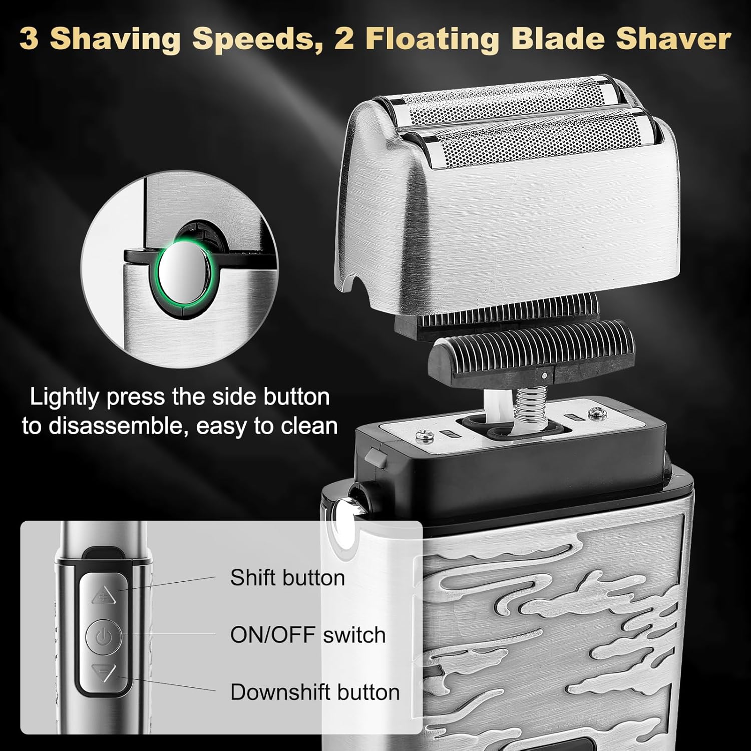 Hair Clippers for Man T-Blade Trimmer Nose Hair Trimmer Electric Shaver Set, Professional 4 in 1 Barber Clippers Set for Haircut, Men’s Grooming Kit with LCD Display, Ideal Gift for Him
